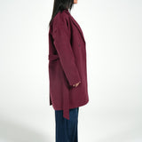 BELTED OVERSIZED COAT