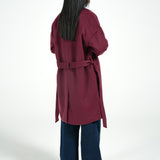 BELTED OVERSIZED COAT