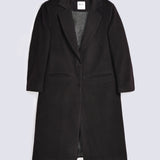 LONG COAT WITH NOTCH COLLAR