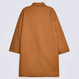 OVERSIZED COAT WITH SLEEVE DETAIL