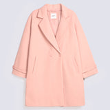 OVERSIZED COAT WITH SLEEVE DETAIL