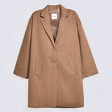 OVERSIZED COAT WITH NOTCH COLLAR