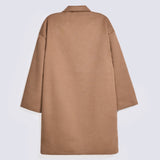 OVERSIZED COAT WITH NOTCH COLLAR