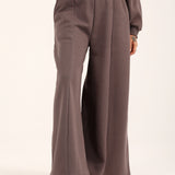 FLARED FLEECE TROUSERS