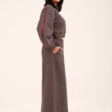 FLARED FLEECE TROUSERS