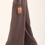 FLARED FLEECE TROUSERS