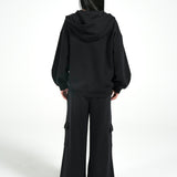 CARGO WIDE LEG TROUSERS