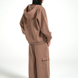 CARGO WIDE LEG TROUSERS