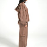 CARGO WIDE LEG TROUSERS