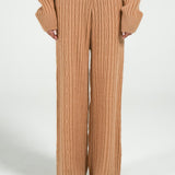 CHUNKY FAUX FUR TROUSERS