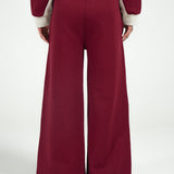 FLARED FLEECE TROUSERS