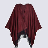 TWO TONED CAPE SHAWL