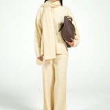 CHUNKY FAUX FUR SHAWL