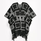 PATTERNED CAPE SHAWL