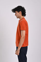 TIPPING COLLAR KNITTED POLO