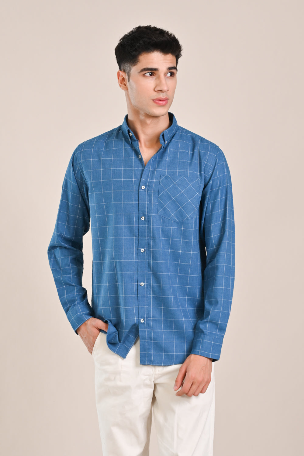 BUTTON DOWN CHECK SHIRT – Breakout