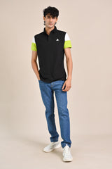 CONTRAST SLEEVE POLO