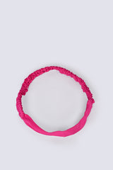 SOLID SCRUNCHIE & HEADBAND (PACK OF 2)