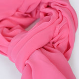 SOLID SCARF WITH PEARL DETAIL