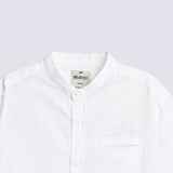 MANDARIN COLLAR SHIRT