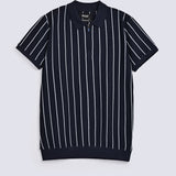 TEXTURED STRIPED POLO