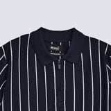 TEXTURED STRIPED POLO