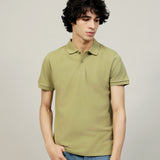 TEXTURED PIQUE POLO