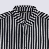 TEXTURED STRIPED BUTTON DOWN POLO