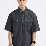 BAGGY FIT DENIM SHIRT
