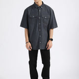 BAGGY FIT DENIM SHIRT
