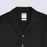 BOXY FIT RESORT COLLAR LINEN SHIRT