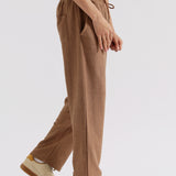 BAGGY FIT TEXTURED TROUSER