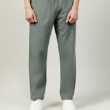 TEXTURED BAGGY FIT EASY PANTS