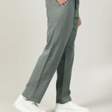 TEXTURED BAGGY FIT EASY PANTS