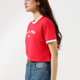 CROPPED GRAPHIC TEE