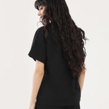 BOX FIT TEE WITH HEM DETAIL