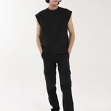 CAP SLEEVE BOXY FIT TEE