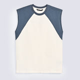 SLEEVELESS RAGLAN TEE