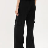 WIDE LEG CARGO TROUSERS