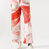 PRINTED WIDE LEG TROUSER