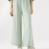 RIPPLE WIDE LEG TROUSERS