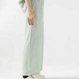 RIPPLE WIDE LEG TROUSERS