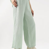 RIPPLE WIDE LEG TROUSERS