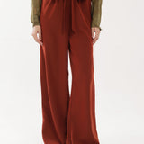 WIDE LEG TROUSERS WITH TIE DETAIL