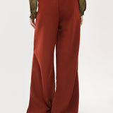 WIDE LEG TROUSERS WITH TIE DETAIL