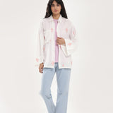 ALL OVER EMBROIDERED BUTTON DOWN SHIRT