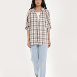 CHECKERED BUTTON DOWN SHIRT