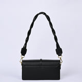 TEXTURED HAND BAG WITH BUCKLE
