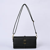 TEXTURED HAND BAG WITH BUCKLE