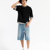 BOXY FIT TEXTURED TEE